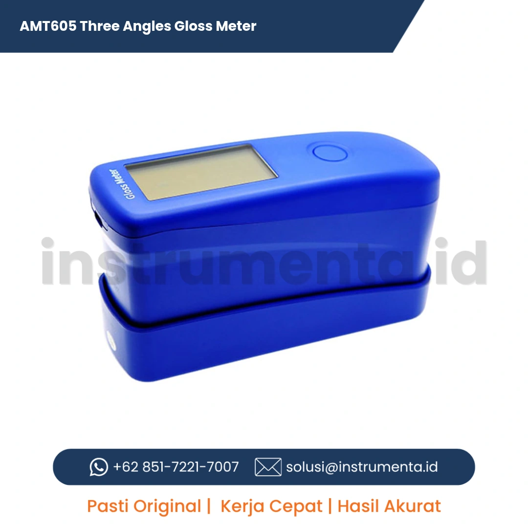 Ready Stock AMT605 Three Angles Gloss Meter Alat Ukur Tingkat Kilap Permukaan Digital Multi Sudut 20 60 85 Derajat